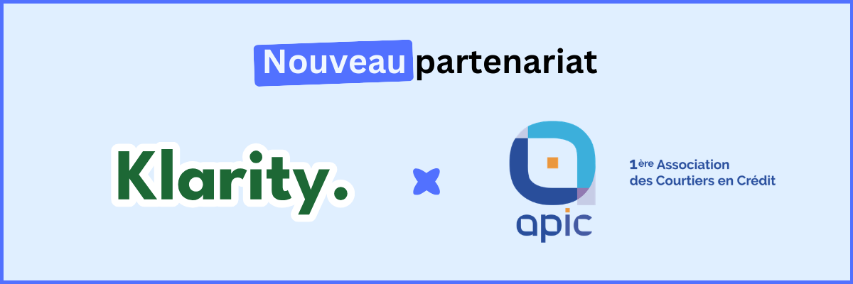 🫱🏻‍🫲🏼 Klarity et l’APIC s’associent pour simplifier l’assurance des courtiers en crédits